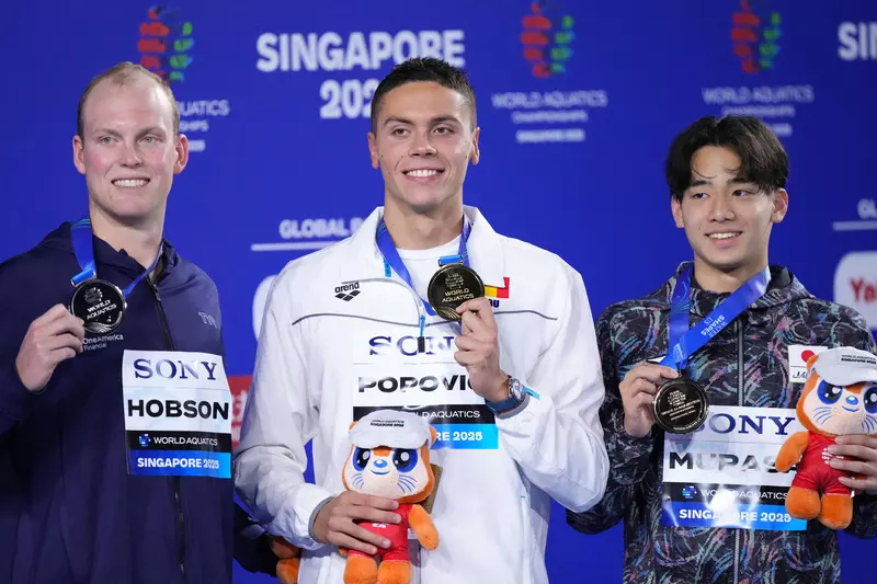 World Aquatics Championships Swimming Men 50M Breaststroke – Singapore