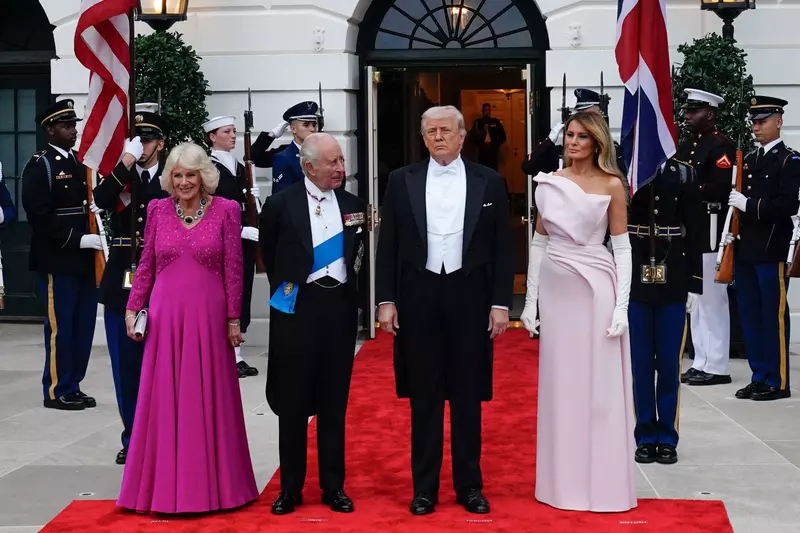 King Charles Attends White House State Dinner