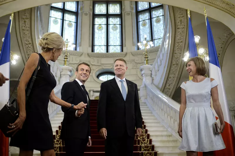 Brigitte și Emanuel Macron, Klaus și Carmen Iohannis