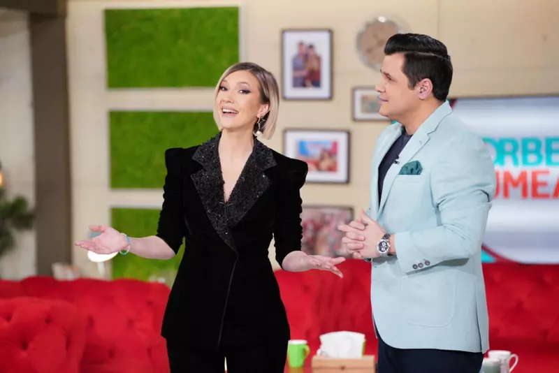 Adela Popescu și Gabriel Coveșeanu (Cove) la „Vorbește Lumea”