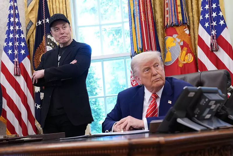 President Trump Holds Press Conference With Elon Musk in White House’s Oval Office