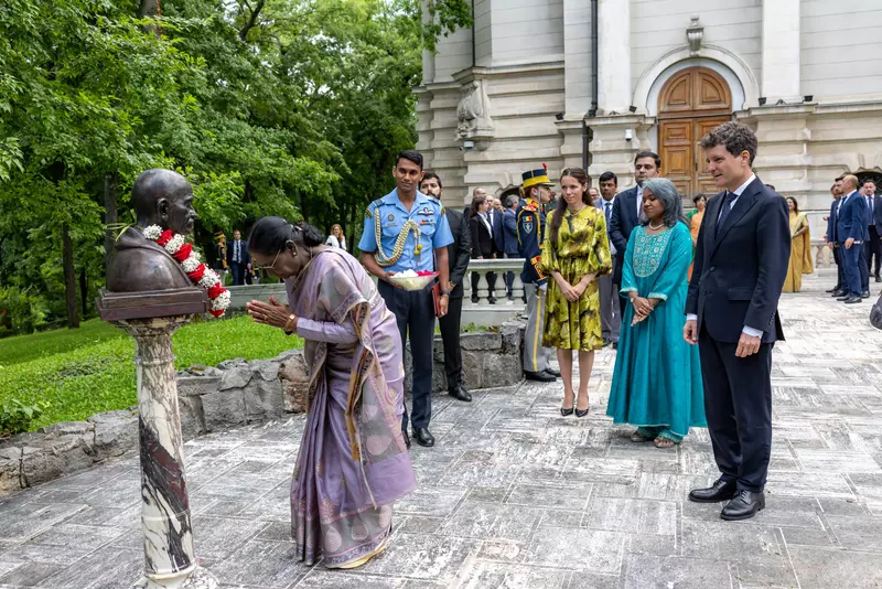 Mirabela Gradinaru vizita presedintei din India 2