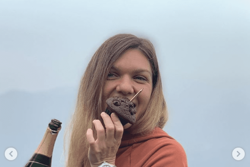 Simona Halep la Marele Zid Chinezesc