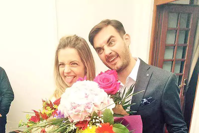 Conrad Mericoffer și Victoria Răileanu copil