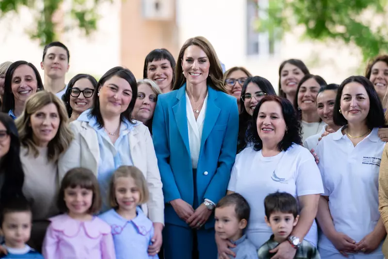 Kate Middleton In Italy-Day One