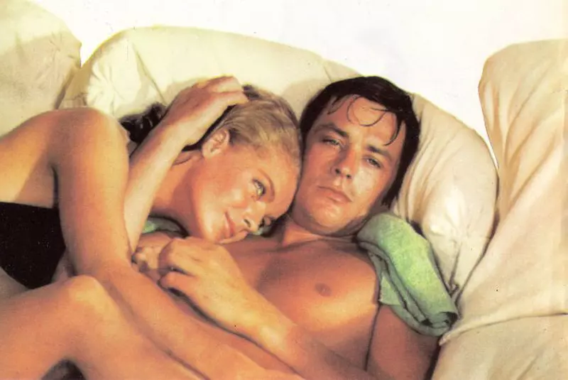 Cu Romy Schneider, iubirea vieții lui