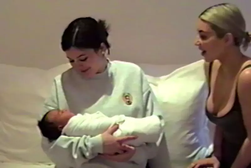 Kim Kardashian, alături de fiica ei