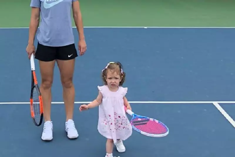 Simona Halep şi nepoţica sa