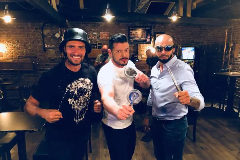 Victor Slav, Giani Kiriță și Cătălin Cazacu