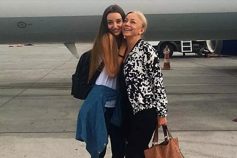 Lucia Bubulac şi fiica ei, Daria