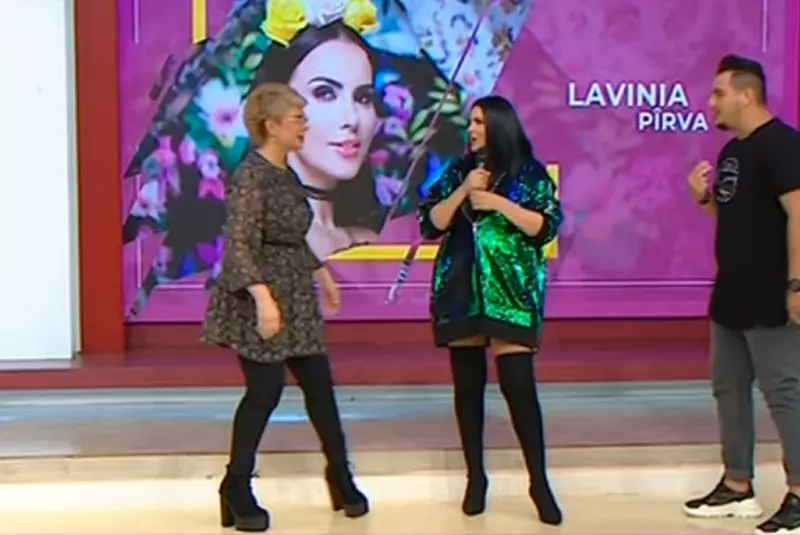 Lavinia Pirva, prima apariție la TV după ce a născut