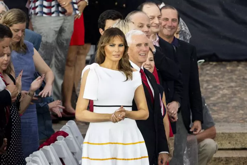 Melania și Donald Trump, de Ziua Americii