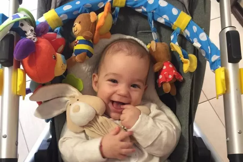 Cezar Ioan, băieţelul Roxanei Ciuhulescu, va împlini un an pe 12 iulie