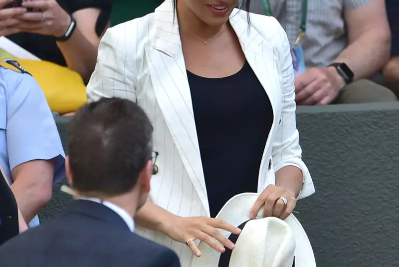 Meghan Markle pe Wimbledon, la meciul prietenei sale, Serena Williams