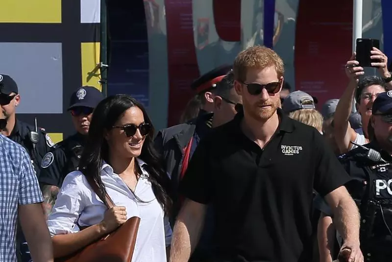 În canada, în 2017, alături de Prințul Harry, la Invictus GamesMeghan Markle and Prince Harry engaged! *File Photos*