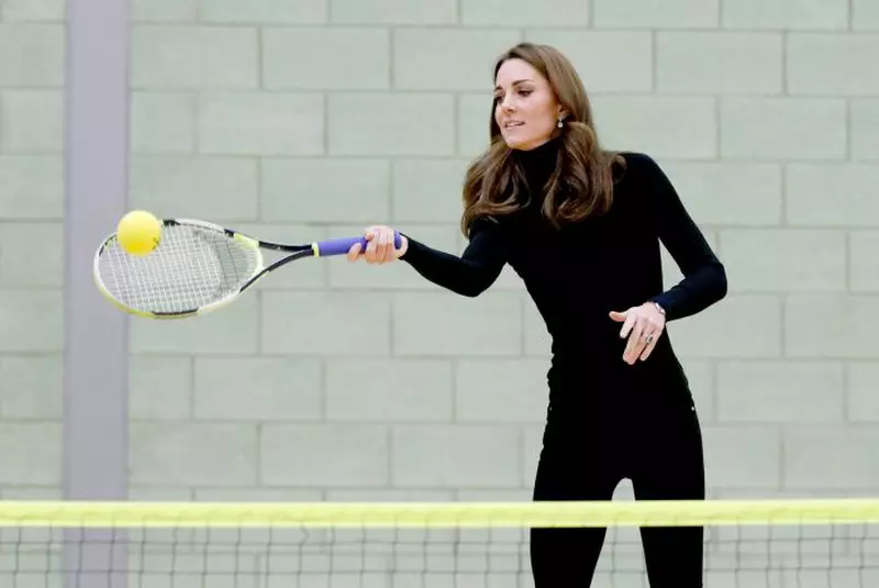 Kate Middleton este o fire activă
