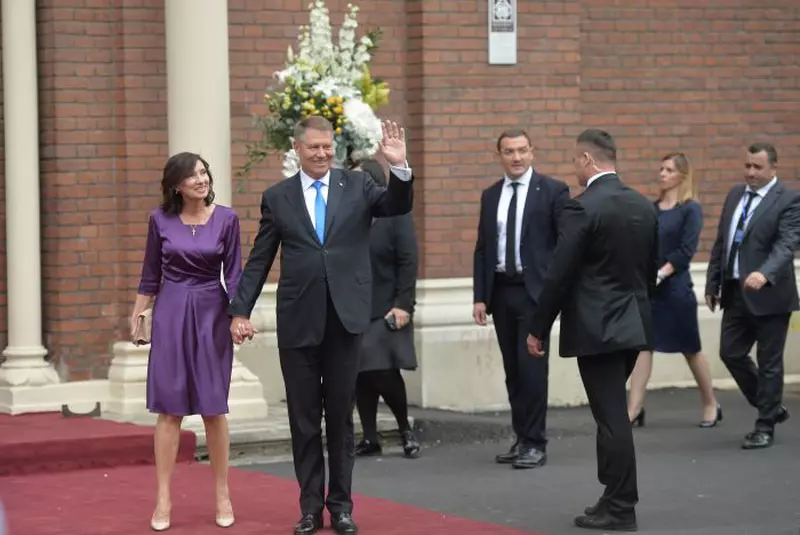 Klaus Iohannis si Prima Doamna la Bucuresti