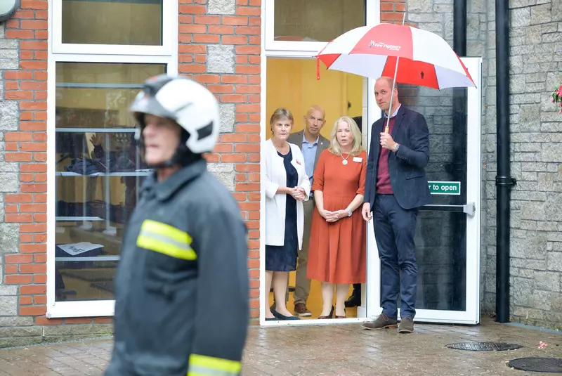 Prinții William și Harry, alături de mama lor, Prințesa Diana, în 1988.