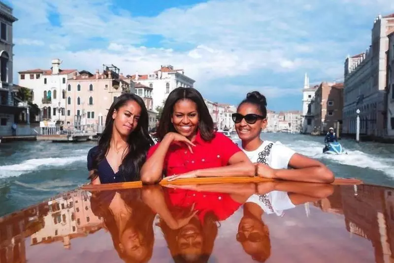 Barack şi Michelle Obama au două fiice