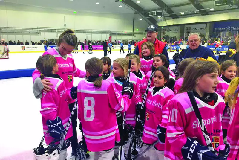 Simona Halep are propria echipă de hochei