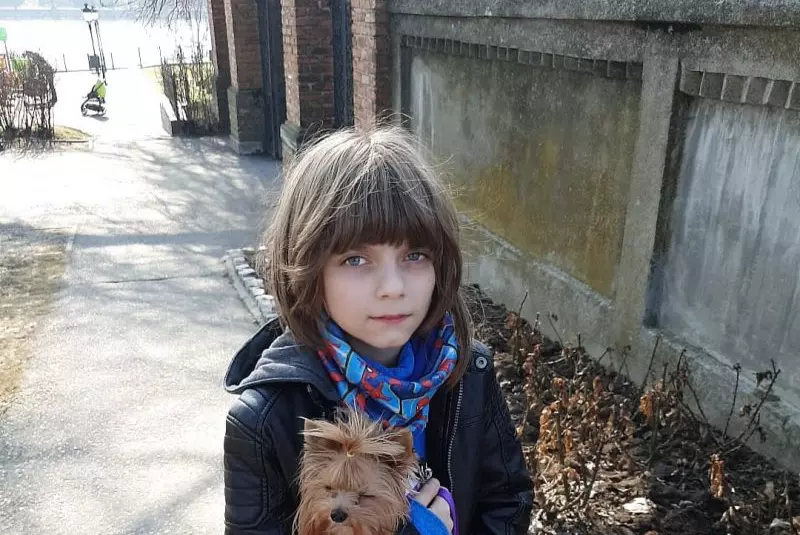 Adele Chirică şi fiul ei