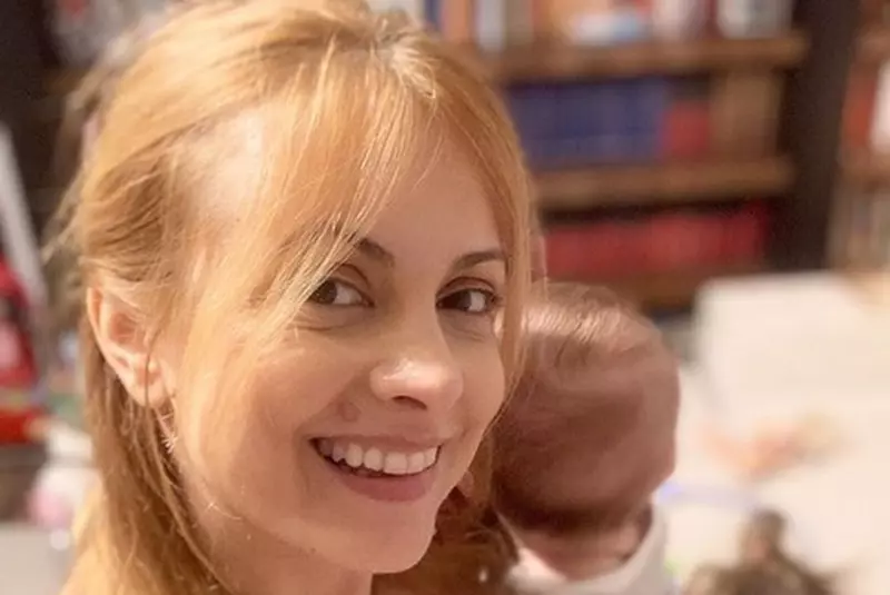 Simona Gherghe, alături de soțul ei și fiica lor