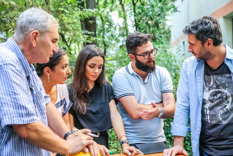 Dragos, Cristina, Laura, Valentin