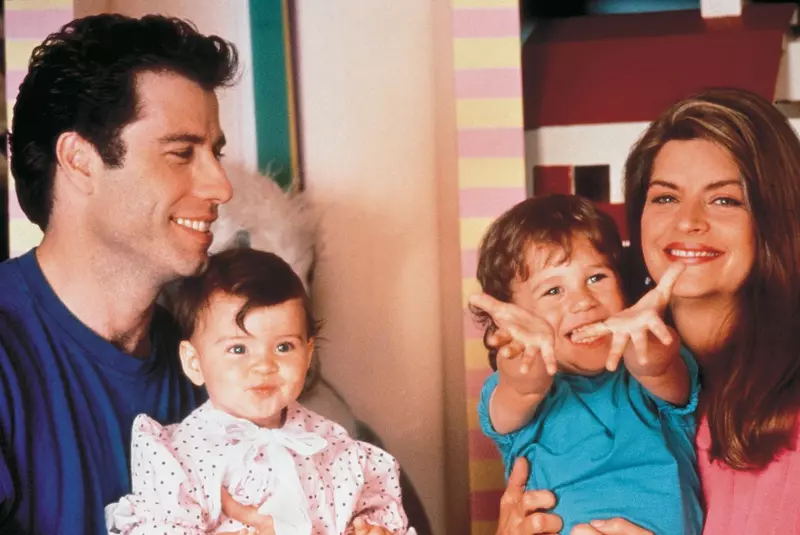 Kirstie Alley și John Travolta, în filmul „Uite cine vorbește'