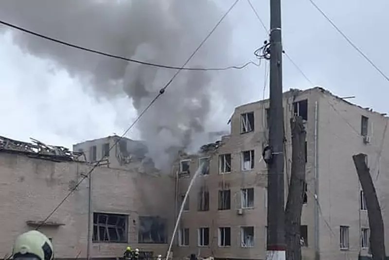 Putin attacks Ukraine. Explosion in Kiev