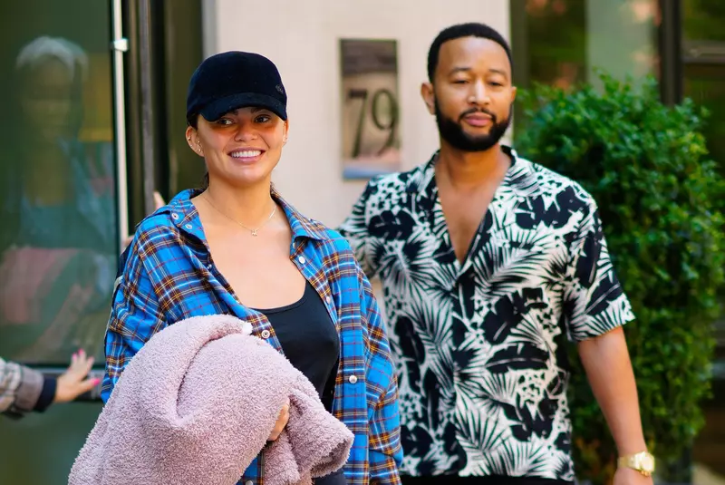 EXCLUSIVE: Chrissy Teigen and John Legend Head Out as a Family in New York City