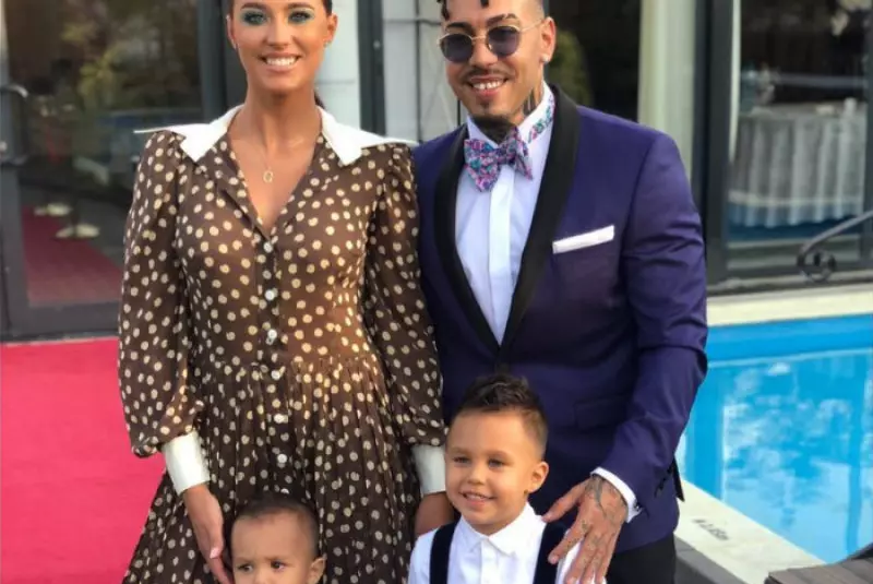 alex velea si familia sa