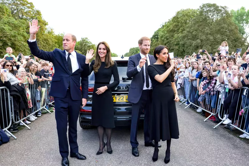 Queen Elizabeth II passing in UK