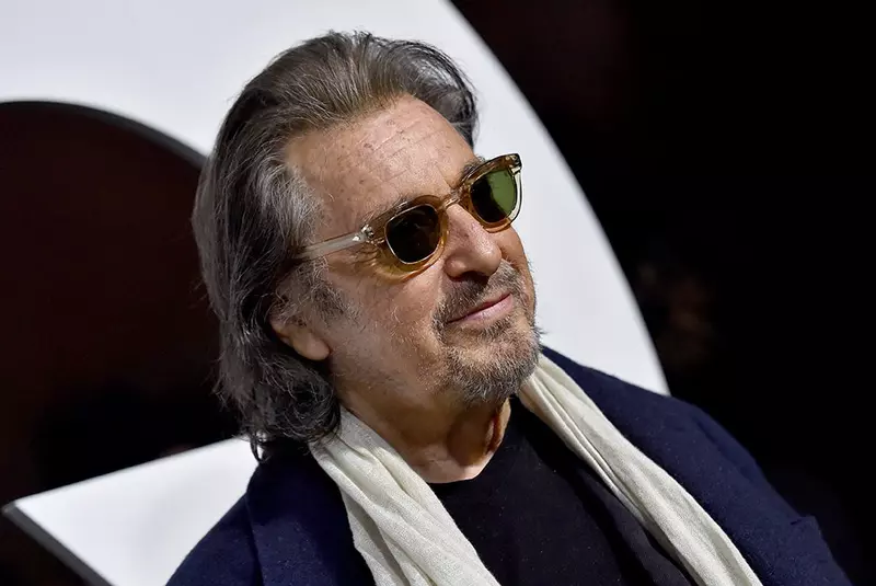 *EXCLUSIVE* The GoodFather: Expectant Parents Al Pacino and Noor Alfallah Emerged Radiant from a Dinner Date with friends on April 8th, 2023.