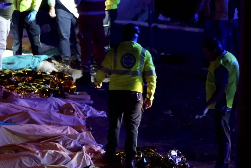 Bus accident in Venice