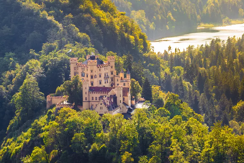 Wonderful,Romantic,Medieval,Castles,Of,Germany,In,Autumn,Colours,Over