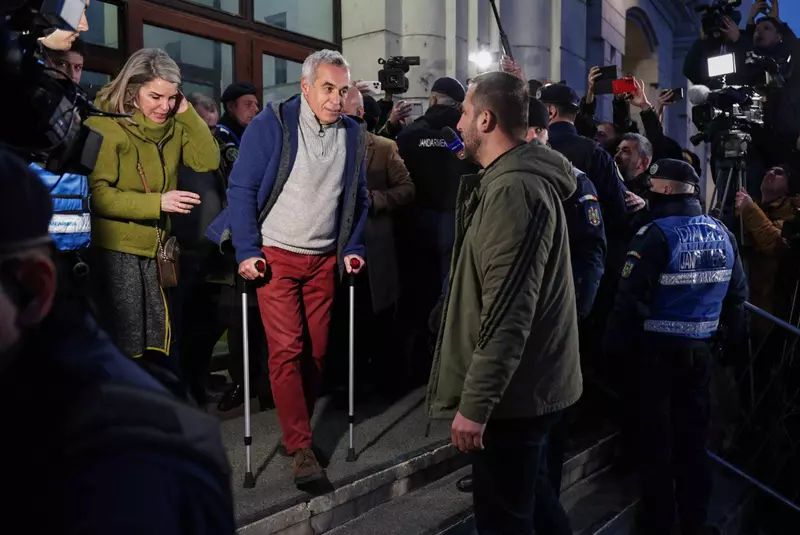 Calin Georgescu la iesirea de la audieri (6)
