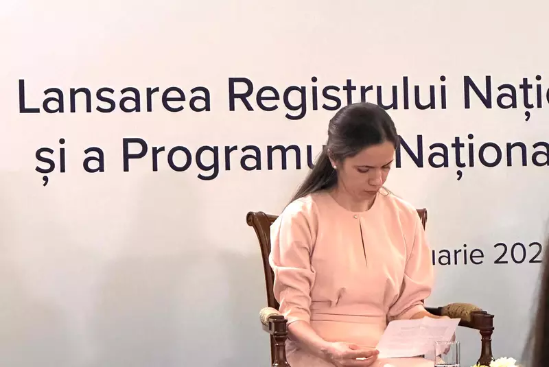 Mirabela Grădinaru la un eveniment