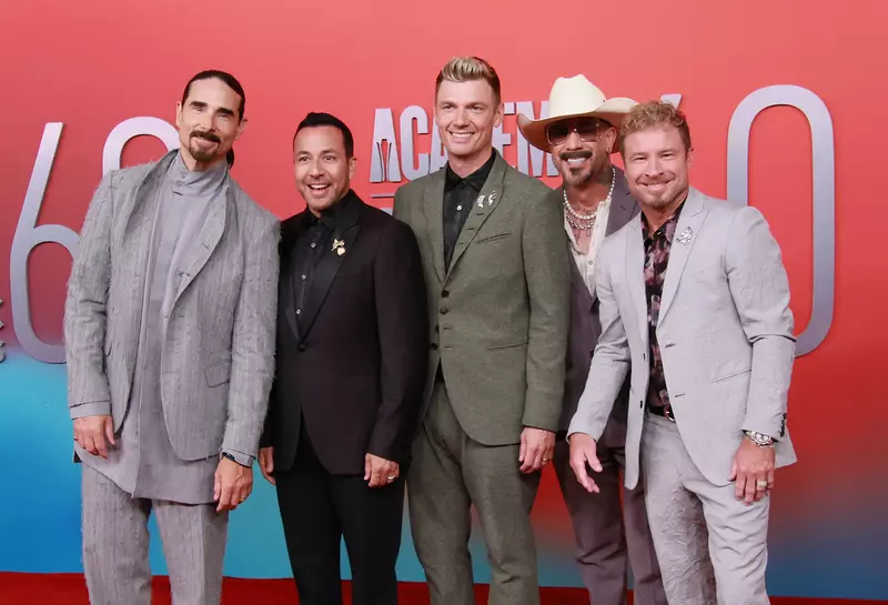 Nick Carter si trupa sa Backstreet Boys