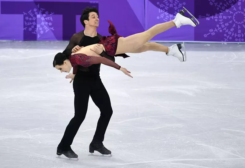 2018 Winter Olympics. Figure skating. Teams. Ice dance. Free skating