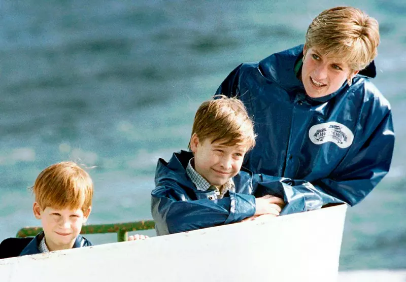 Diana, William și Harry