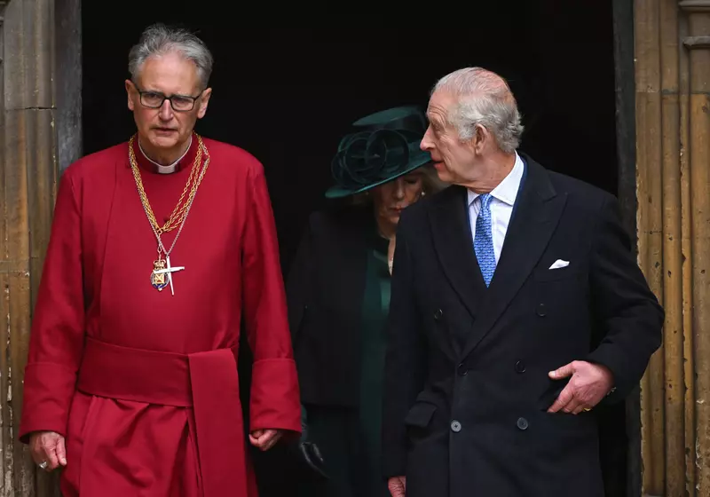 Regele Charles și regina Camilla, la slujba religioasă de Paște