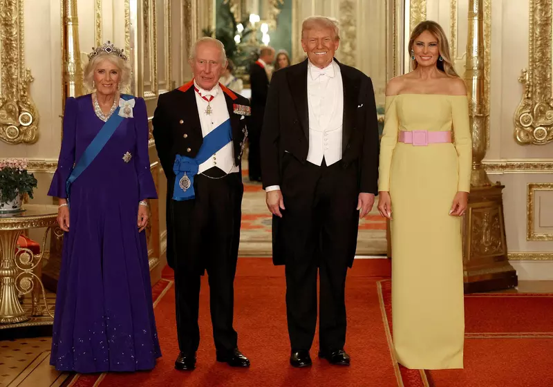 The State Banquet for the State Visit of President Trump
