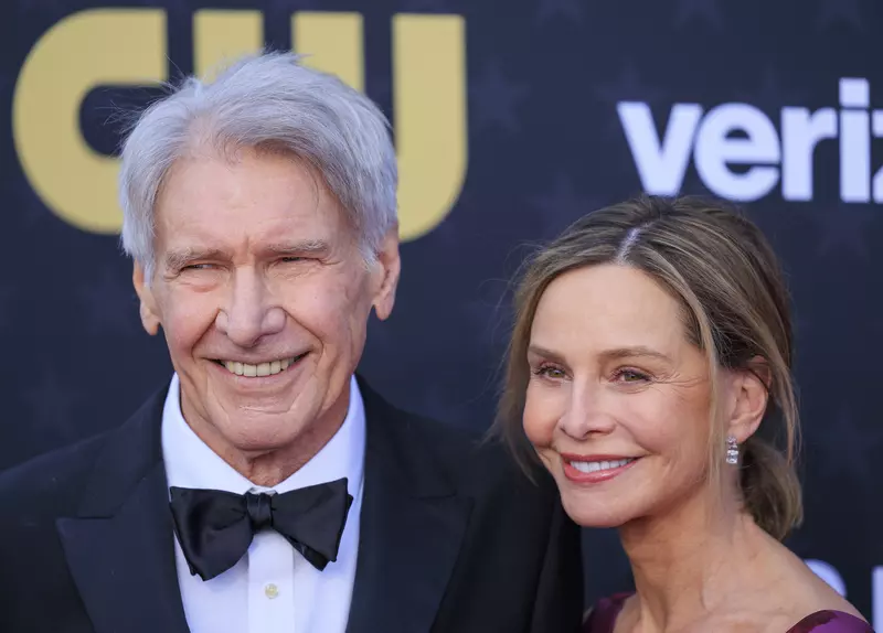 Harrison Ford alaturi de sotia sa Calista