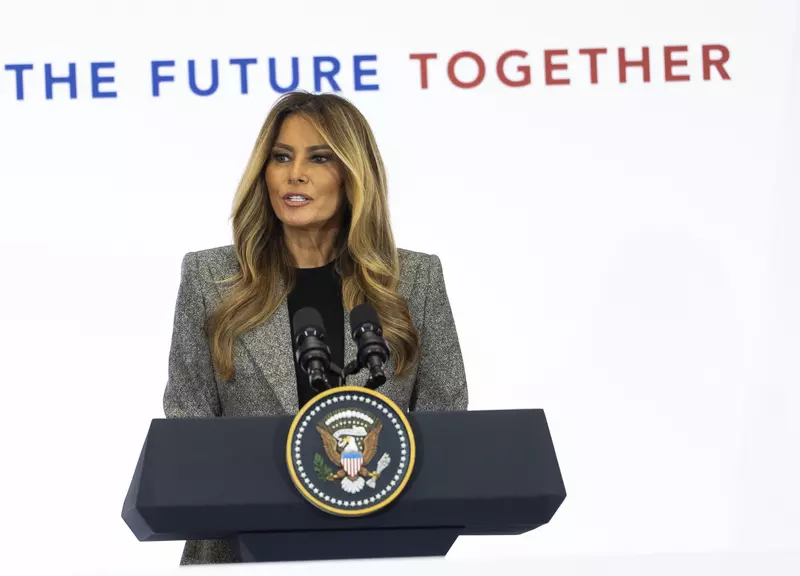 Melania Trump Delivers Opening Remarks At Fostering The Future Together Global Coalition Summit In Washington District Of Columbia United States – 24 Mar 2026