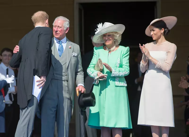 Prințul Harry, Prințul Charles, Camilla Parker Bowles și Meghan Markle