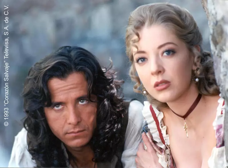 Eduardo-Palomo- Edith González- Juan -Mónica -inima-salbatica- Televisa.