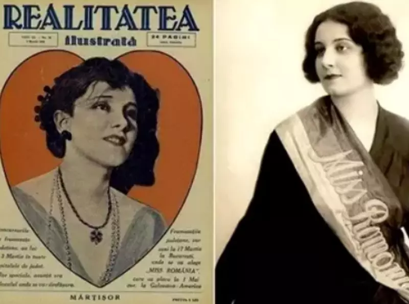 Magda Demetrescu Miss România 1929 în pagina din ziar