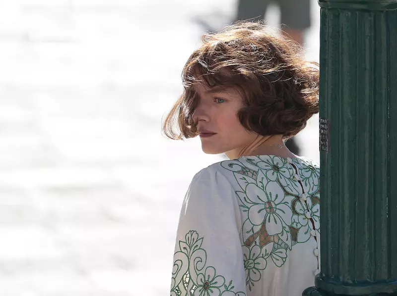 Exclusive – Emma Corrin Films Lady Chatterleys Lover
