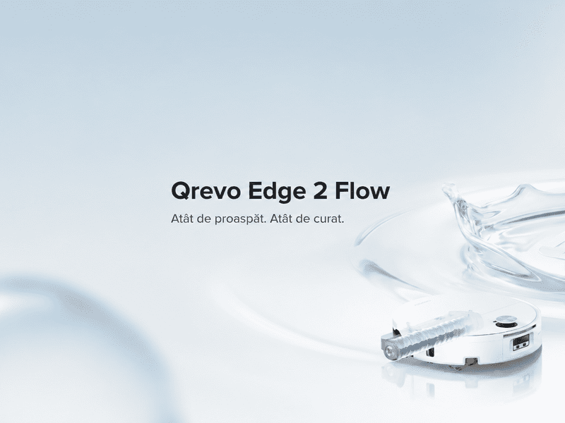Roborock lansează în România noile Qrevo Edge 2 Flow și Qrevo 2 Pro
