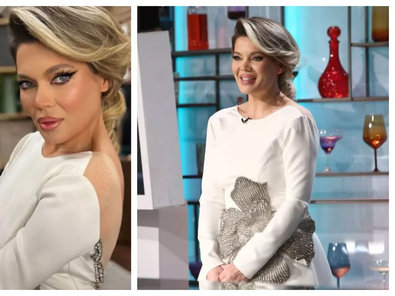 Gina Pistol, superbă în semifinala Chefi la Cuțite. Cât costă rochia spectaculoasă purtată de prezentatoare